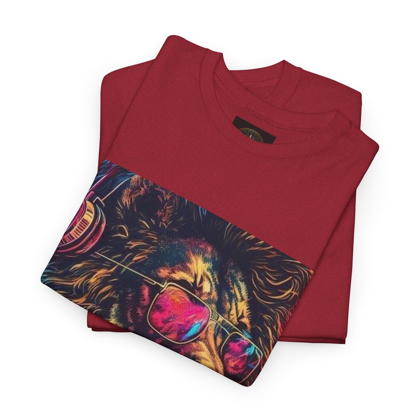 Vibrant Lion Graphic Tee, Cool Streetwear Shirt, Unisex Fashion T-Shirt, Perfect Gift for Animal Lovers, Men’s & Women’s Casual Wear