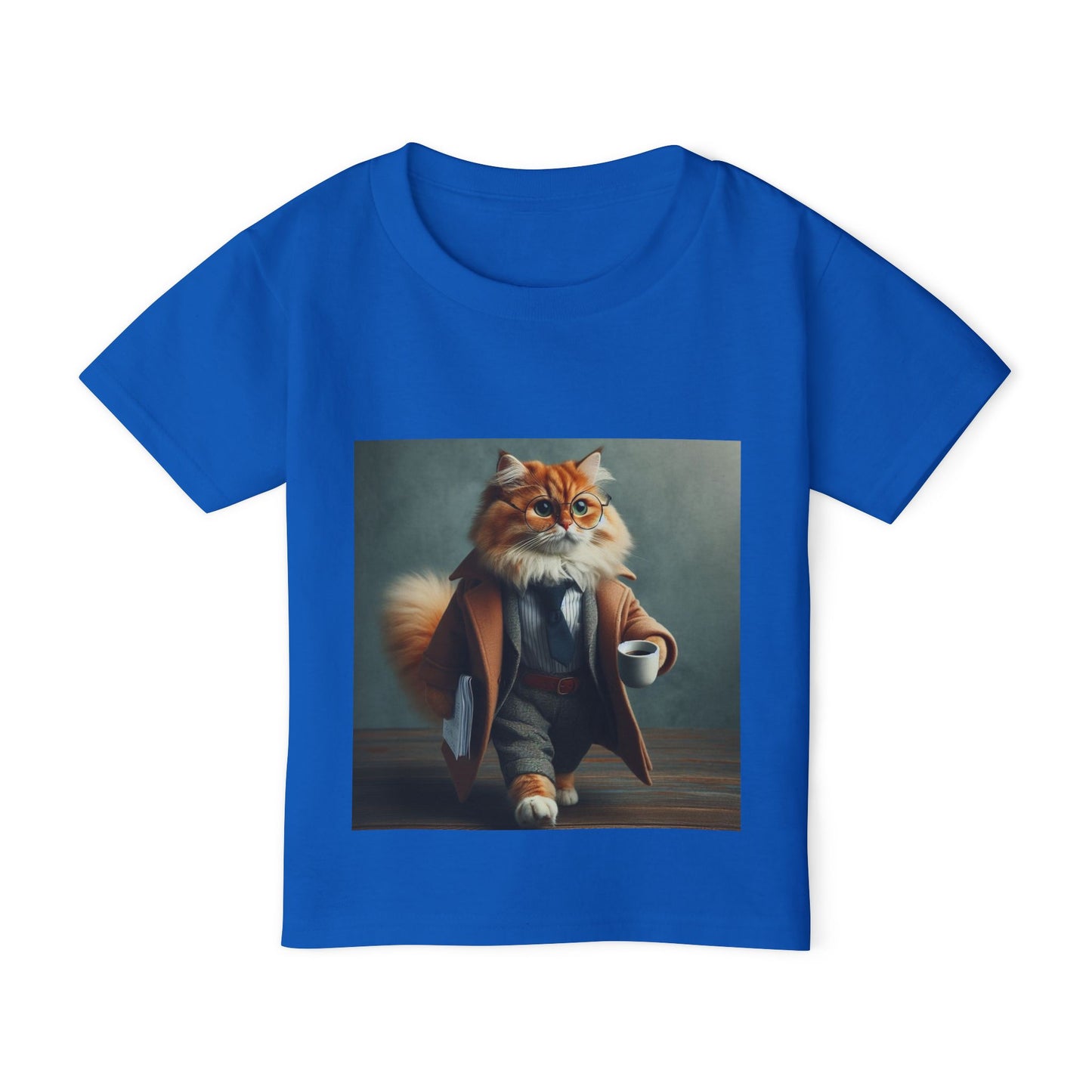 Whimsical Toddler T-shirt with Playful Cat Design, Cute Kid's Tee, Fun Gift for Toddlers, Party Wear, Birthday Gift, Everyday Style