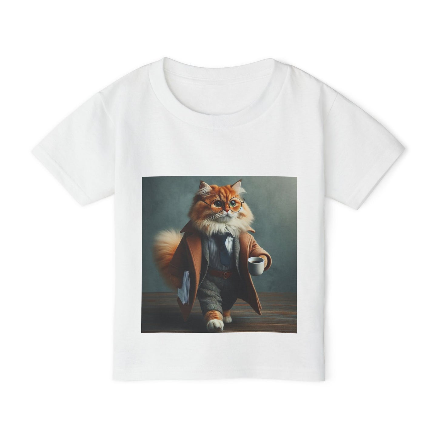 Whimsical Toddler T-shirt with Playful Cat Design, Cute Kid's Tee, Fun Gift for Toddlers, Party Wear, Birthday Gift, Everyday Style