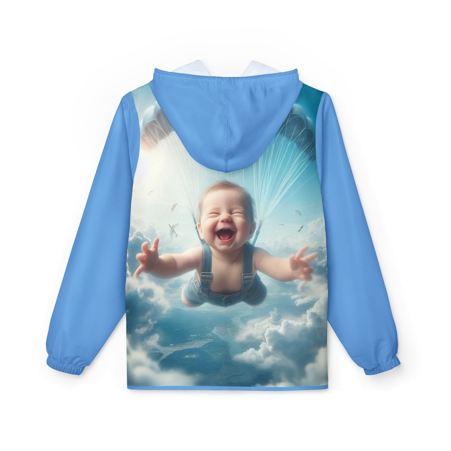 Playful Baby Windbreaker Jacket, Cute Childrens Jacket, Cozie Spring Outerwear, Gift for Kids, Baby Shower Present