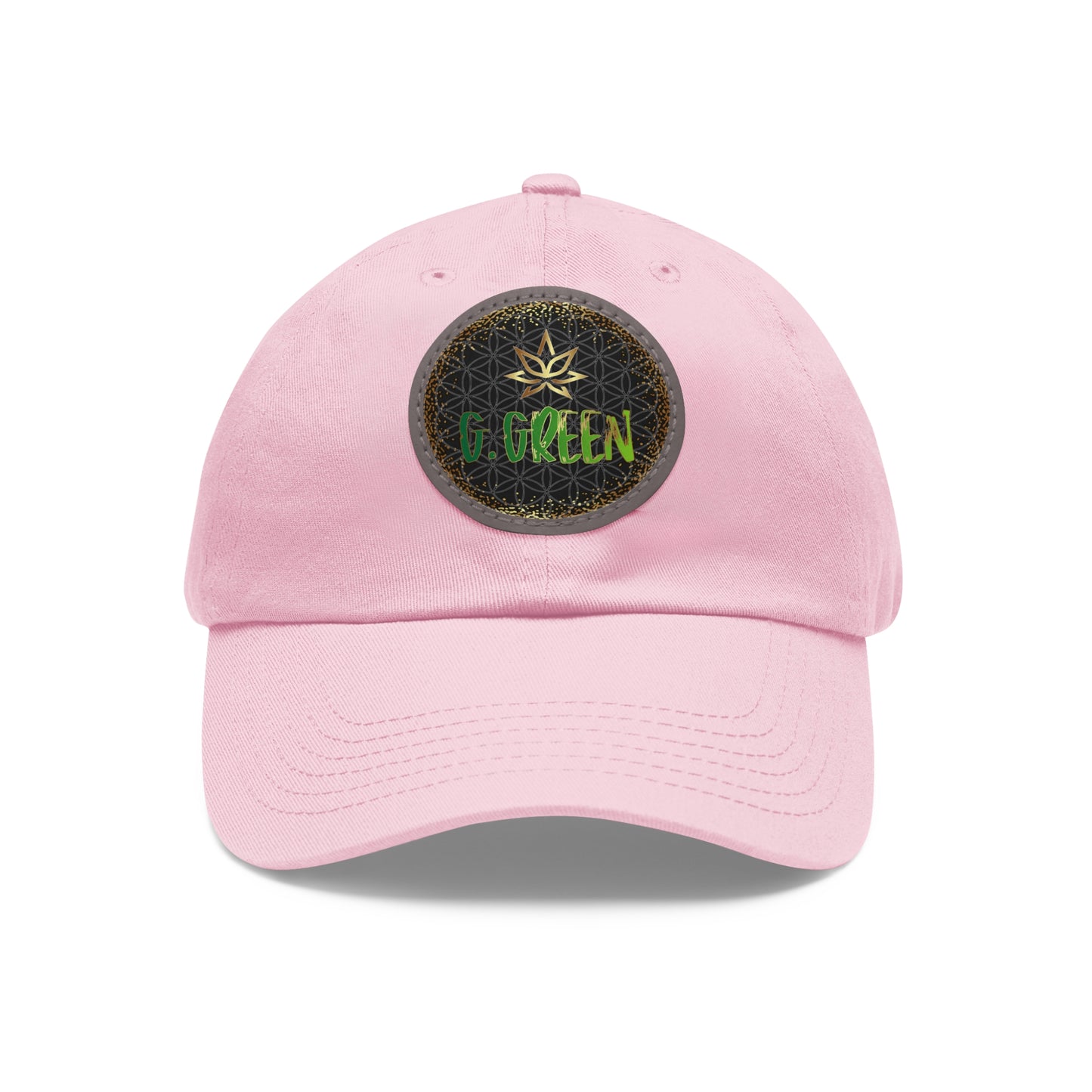 Dad Hat Leather Patch Round www ggreen fr