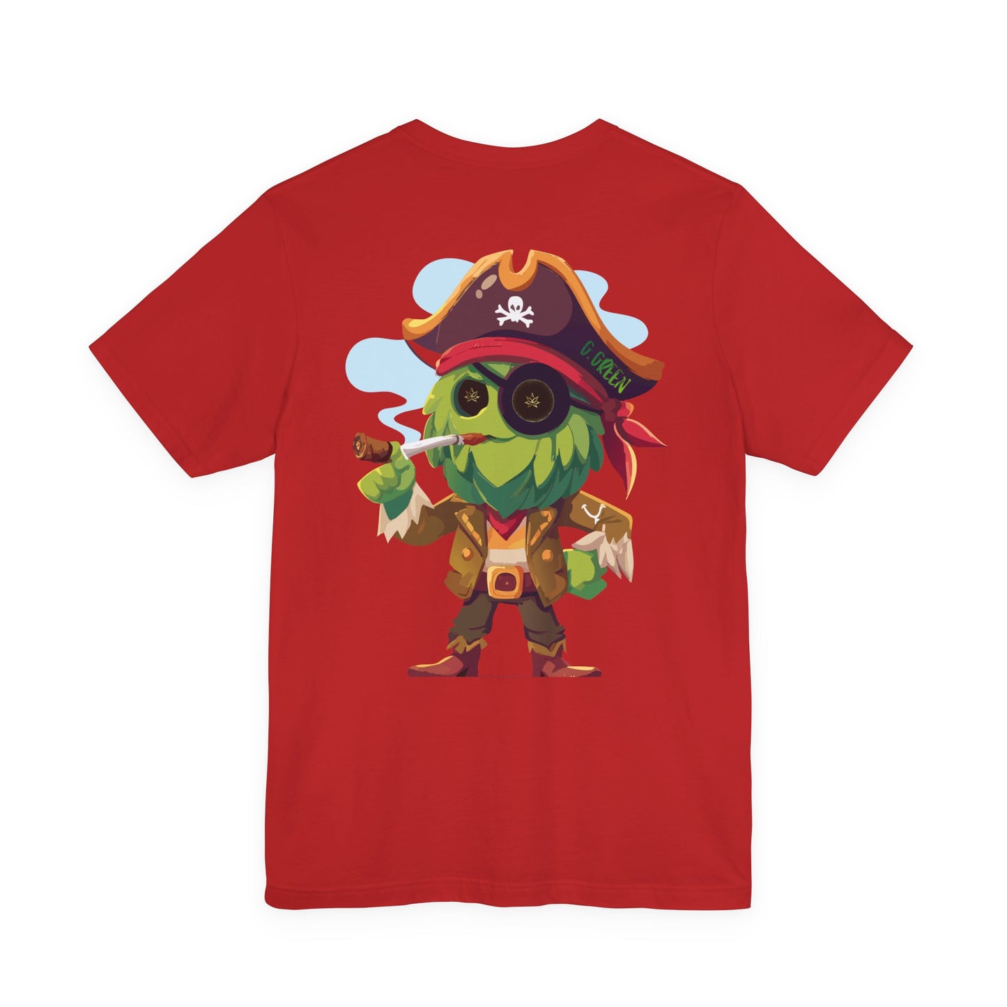 Playful Pirate Graphic Tee for Adventurers, Unisex T-Shirt, Casual Wear, Unique Gift, Perfect for Birthdays, Pirates Day, or Everyday Fun