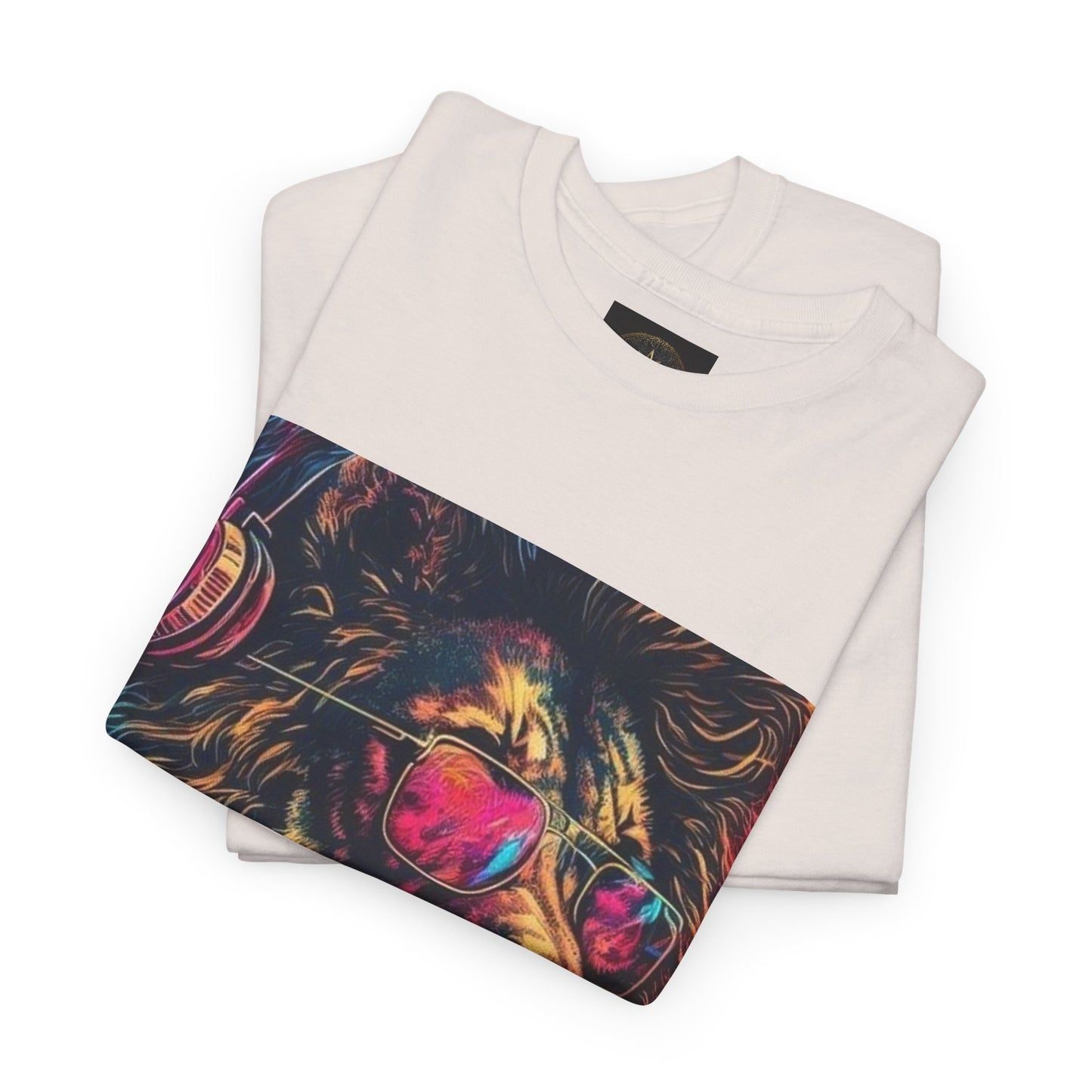Vibrant Lion Graphic Tee, Cool Streetwear Shirt, Unisex Fashion T-Shirt, Perfect Gift for Animal Lovers, Men’s & Women’s Casual Wear