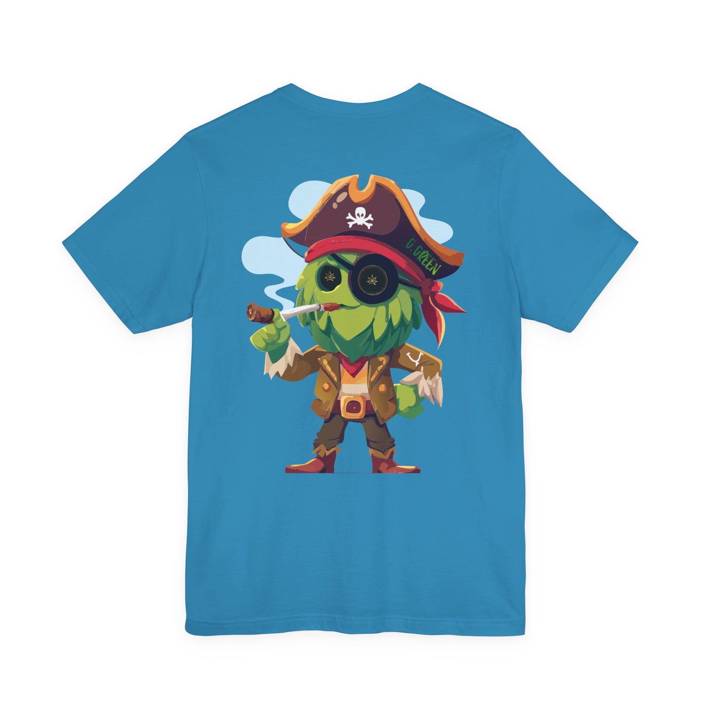 Playful Pirate Graphic Tee for Adventurers, Unisex T-Shirt, Casual Wear, Unique Gift, Perfect for Birthdays, Pirates Day, or Everyday Fun