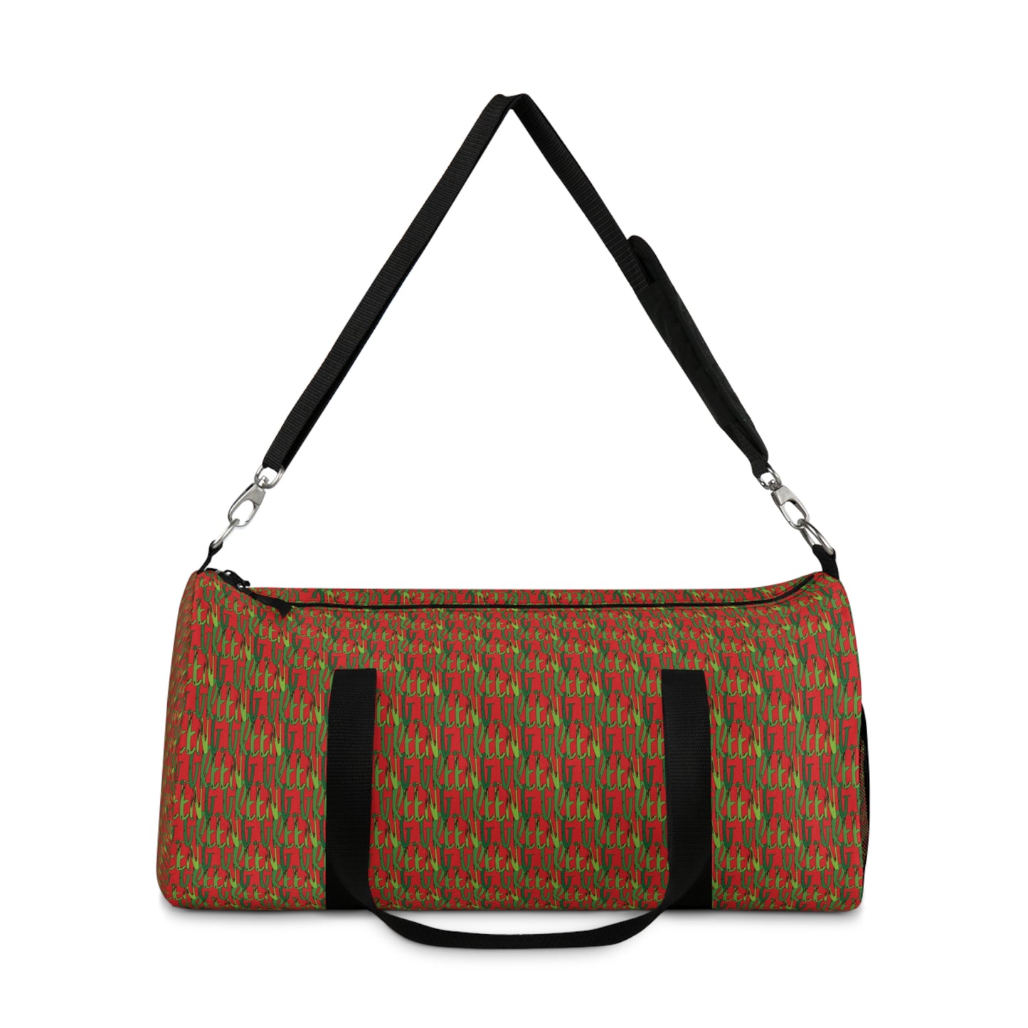 Festive Pattern Duffel Bag - Perfect for Gym, Travel, Gifts, Holiday Adventures, and Cozy Weekends