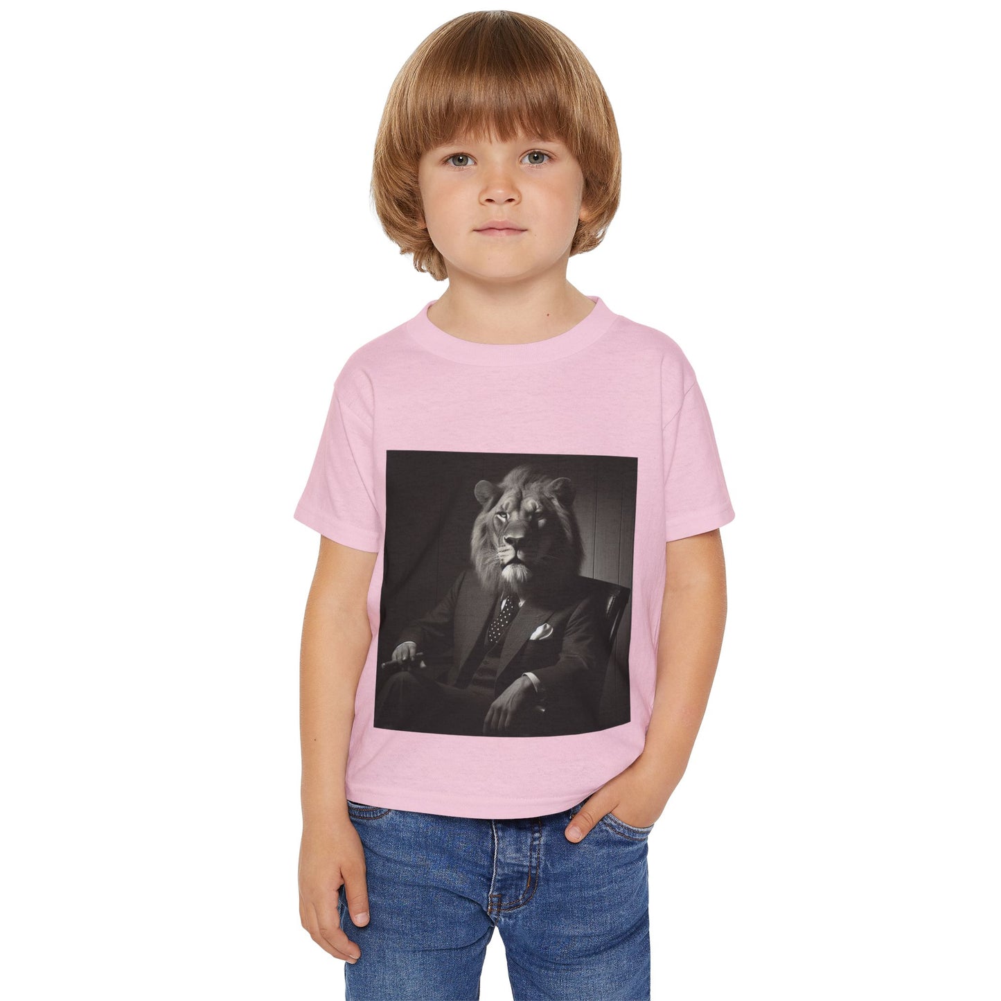 Stylish Toddler T-Shirt with Lion Design, Cute Kids Tee, Fun Gift for Birthdays, Family Gatherings, Summer Outings, Playtime Wear