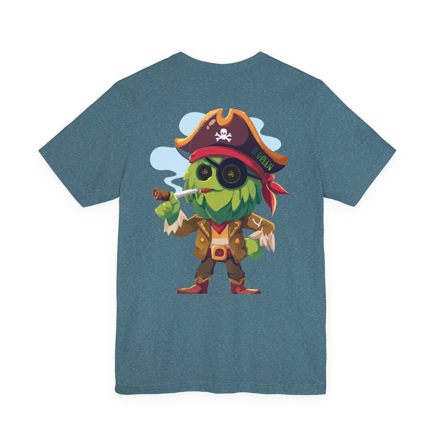 Playful Pirate Graphic Tee for Adventurers, Unisex T-Shirt, Casual Wear, Unique Gift, Perfect for Birthdays, Pirates Day, or Everyday Fun