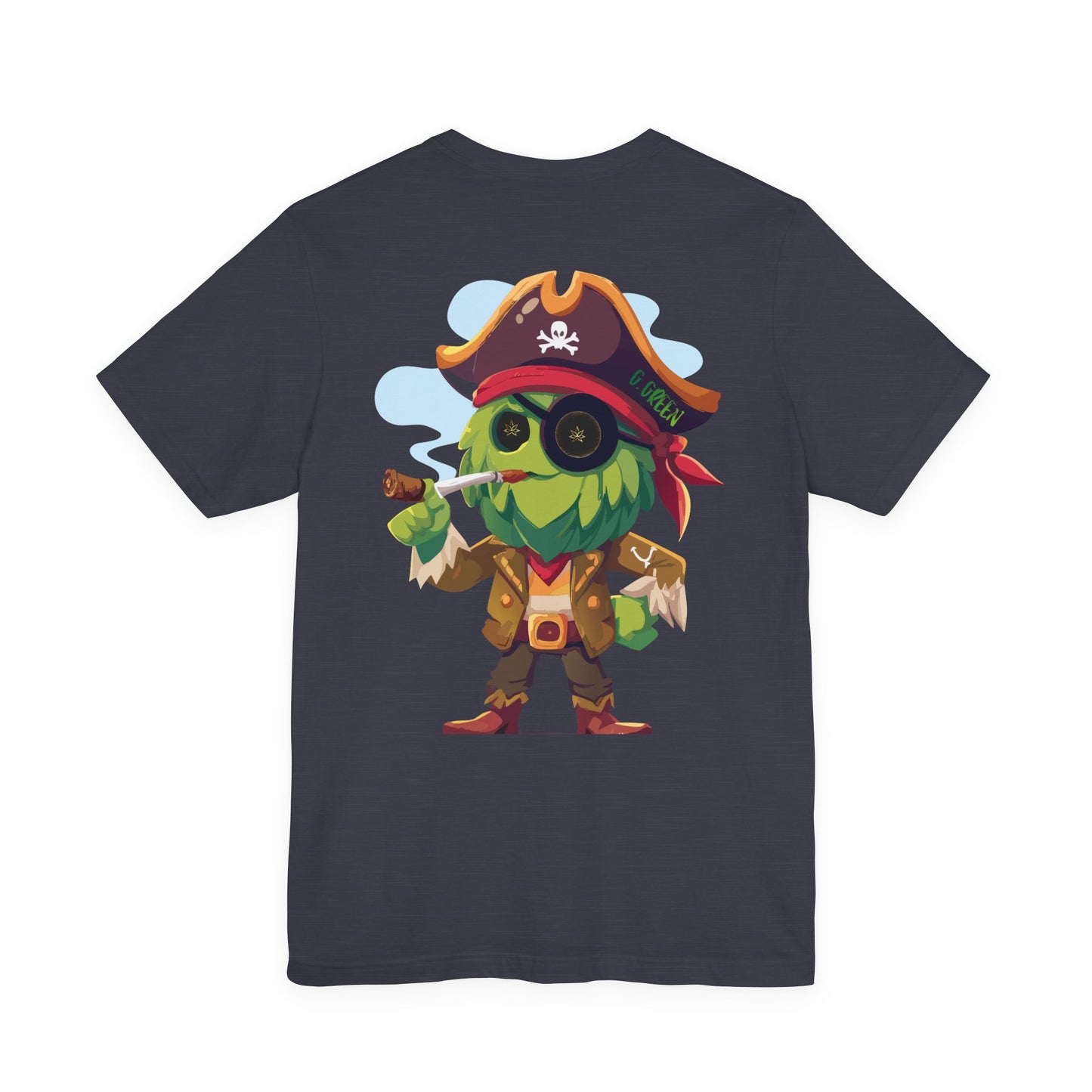 Playful Pirate Graphic Tee for Adventurers, Unisex T-Shirt, Casual Wear, Unique Gift, Perfect for Birthdays, Pirates Day, or Everyday Fun
