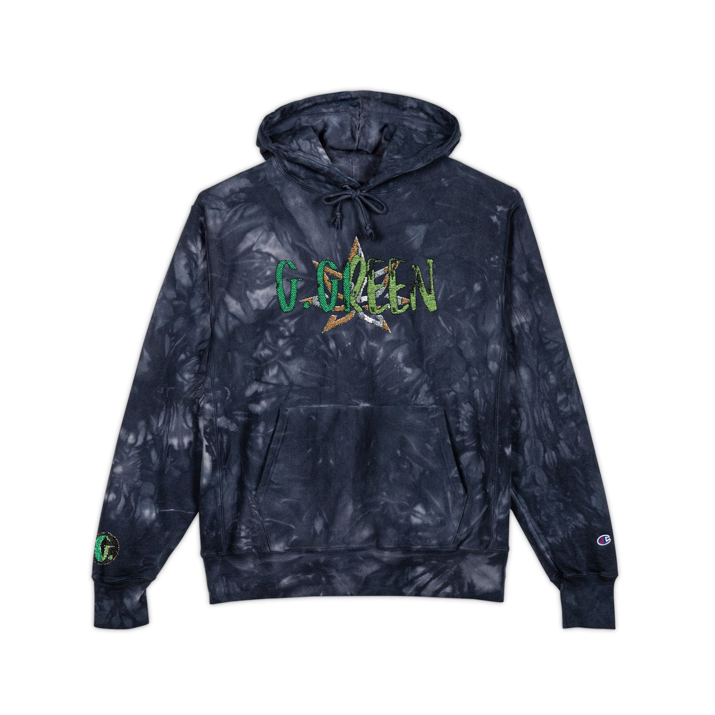 Unisex Champion Tie-Dye Hoodie (Embroidery)