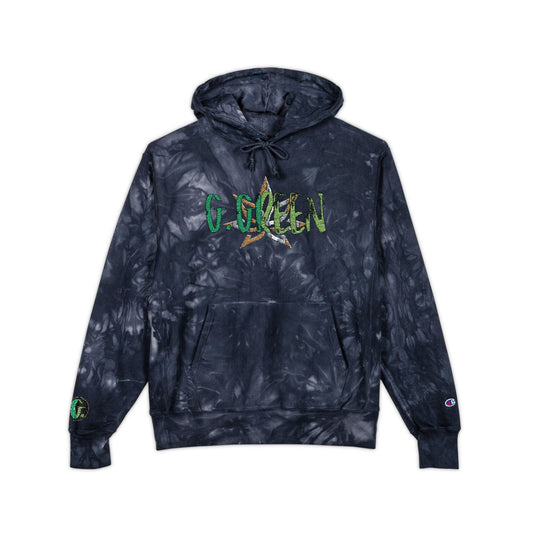 Unisex Champion Tie-Dye Hoodie (Embroidery)