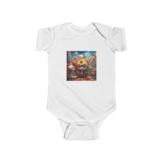 Colorful Infant Bodysuit with Playful Designs for Babies, Baby Shower Gift, Cute Baby Outfit, Birthday Celebration, Newborn Apparel