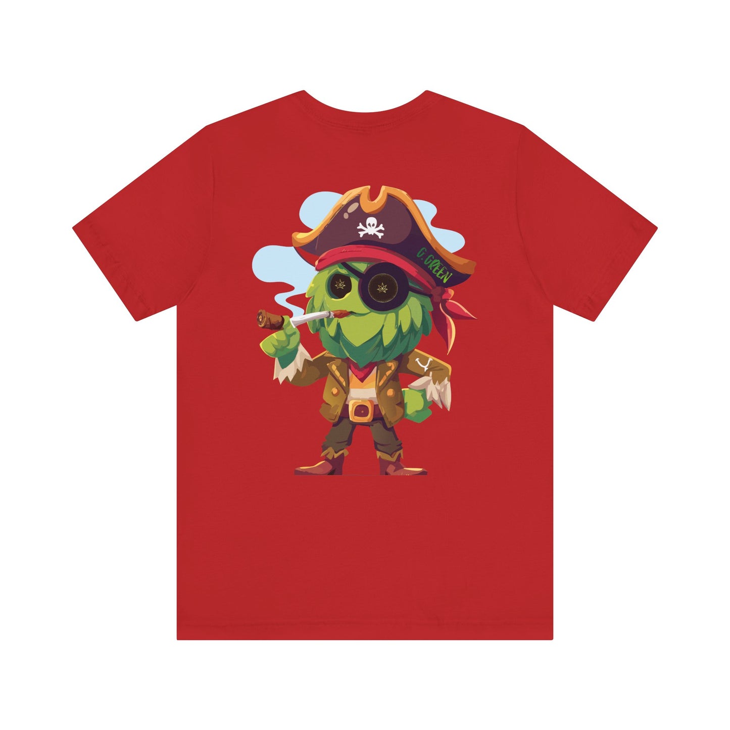Playful Pirate Graphic Tee for Adventurers, Unisex T-Shirt, Casual Wear, Unique Gift, Perfect for Birthdays, Pirates Day, or Everyday Fun