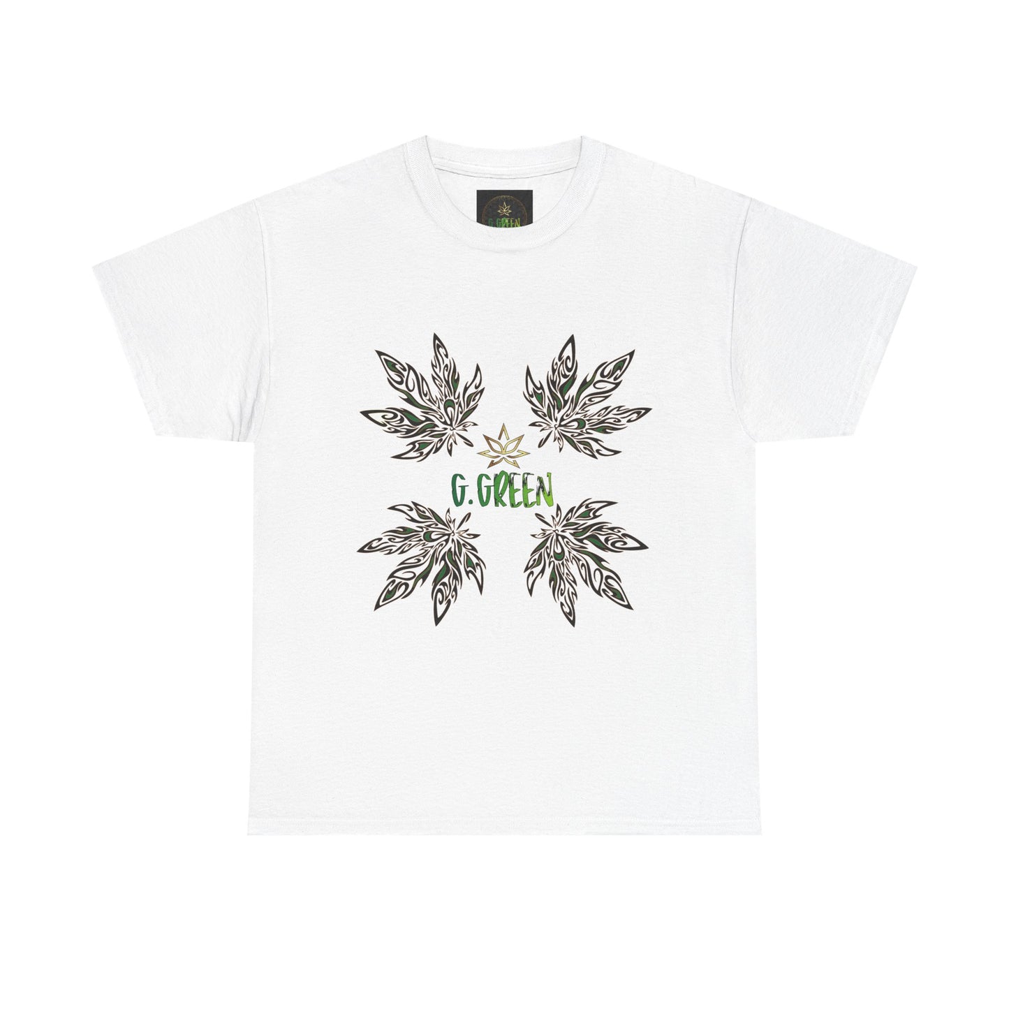 Tee-Shirt Coton Unisexe 'CannaLeaf#1' G.GREEN Design