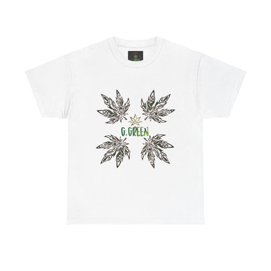 Tee-Shirt Coton Unisexe 'CannaLeaf#1' G.GREEN Design