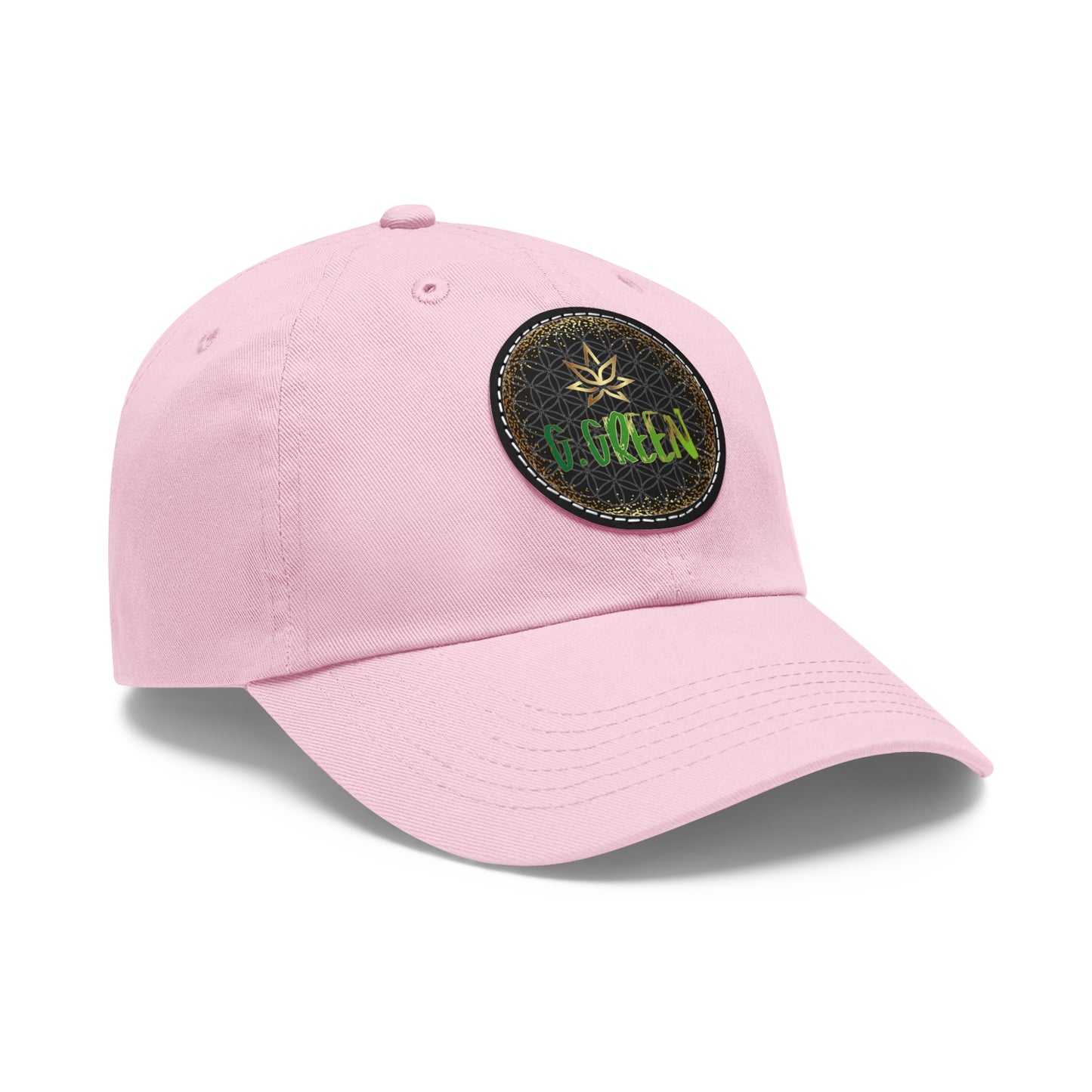 Dad Hat Leather Patch Round www ggreen fr