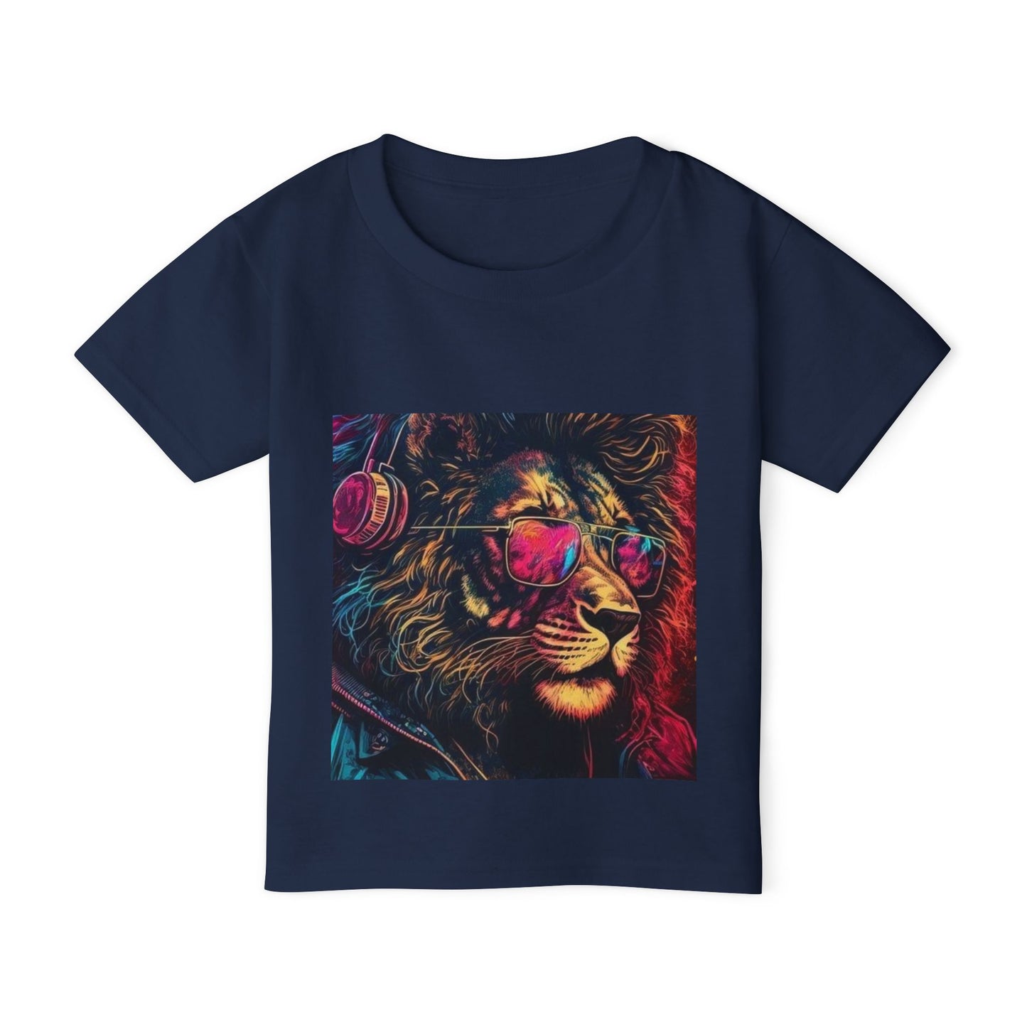 Vibrant Lion Toddler T-Shirt, Cool Children's Clothing, Fun Playwear, Birthday Gift, Kids' Fashion