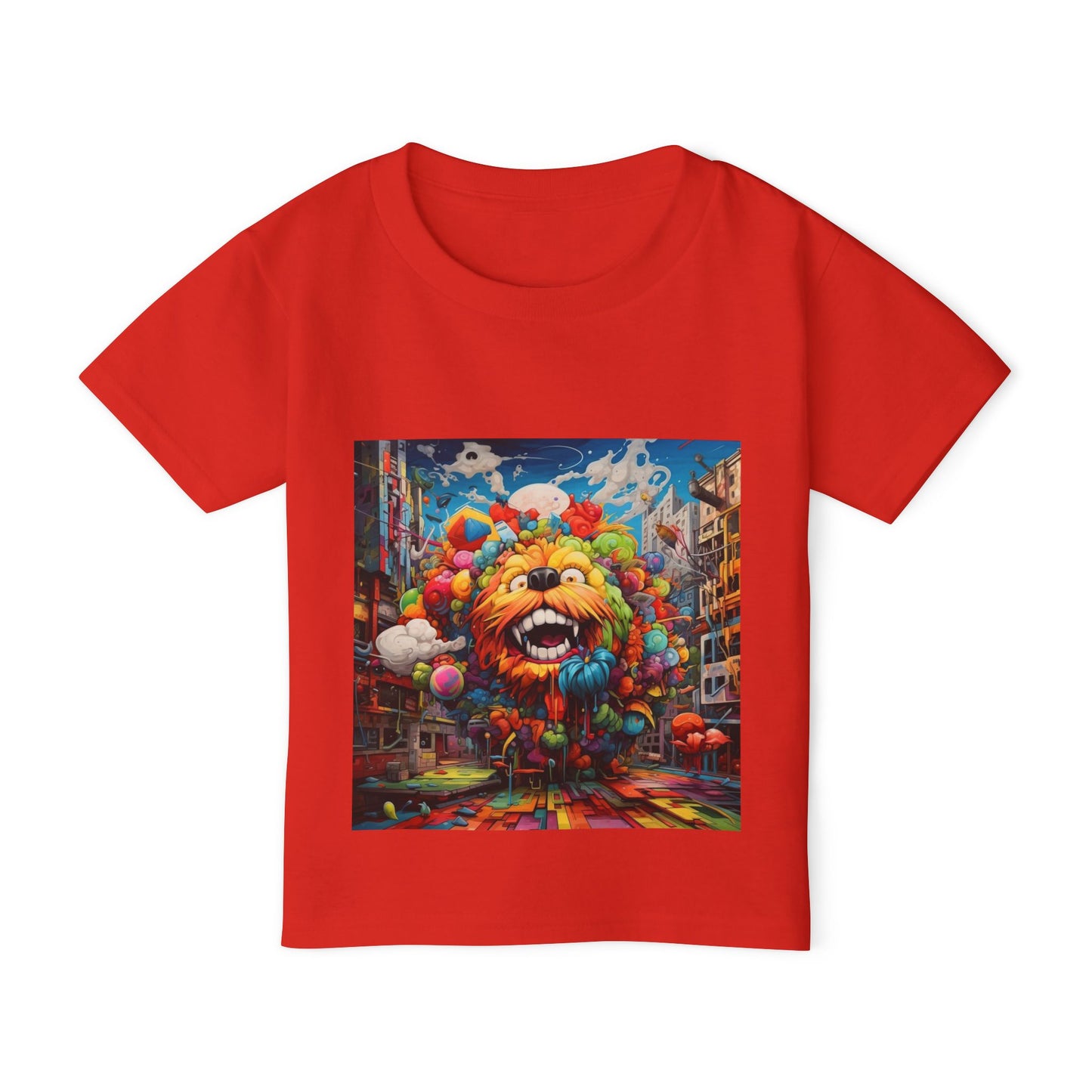 Whimsical Toddler T-Shirt with Colorful Balloon Lion Design, Cute Kids Tee, Birthday Gift, Playtime Apparel, Fun Art Shirt, Unique [...]