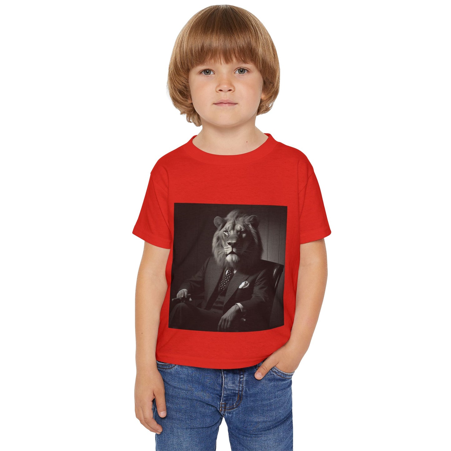 Stylish Toddler T-Shirt with Lion Design, Cute Kids Tee, Fun Gift for Birthdays, Family Gatherings, Summer Outings, Playtime Wear