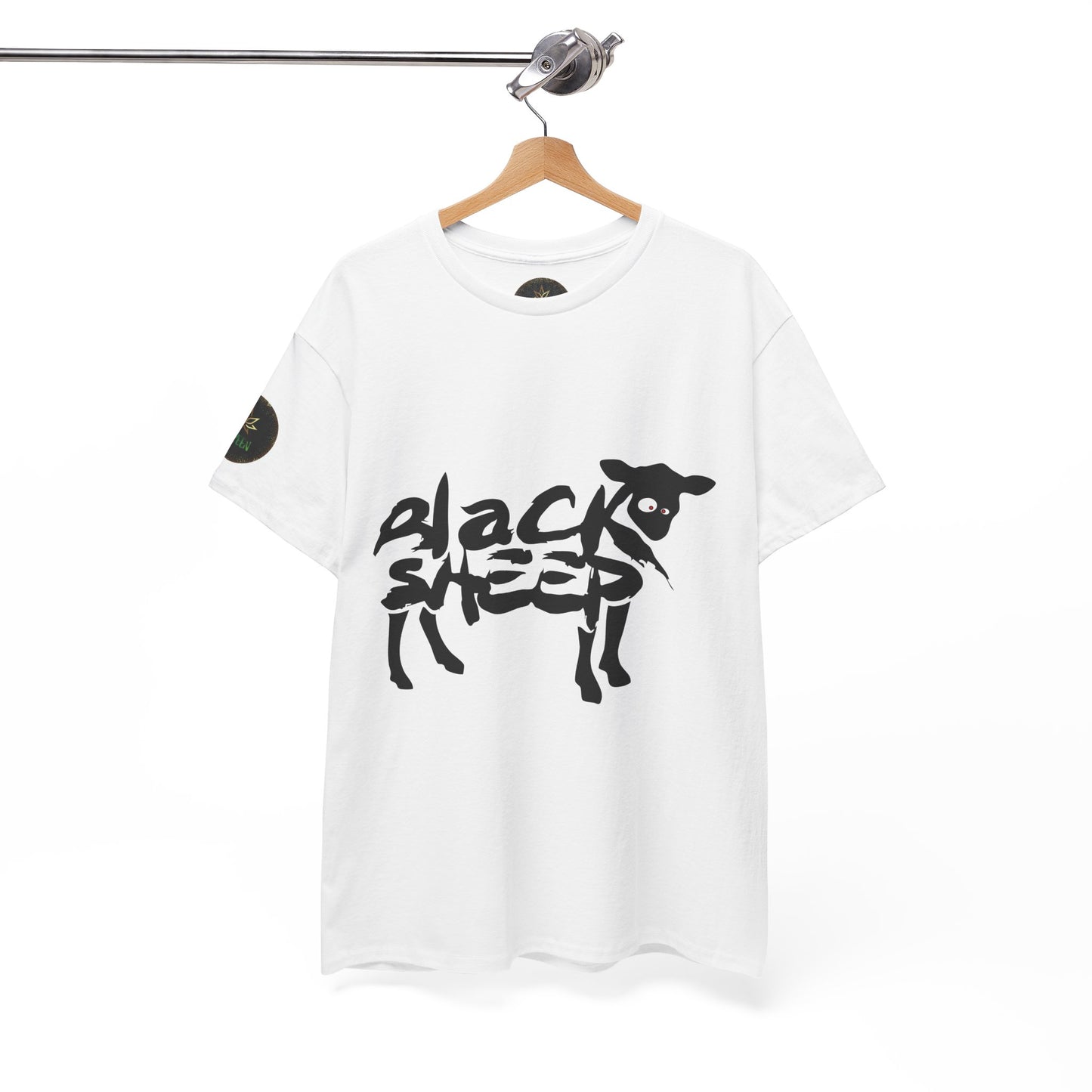 Unisex Heavy Cotton Tee featuring 'Black Sheep' and 'Highlife' Designs, Casual Streetwear, Gift for Trendsetters, Summer Fashion, [...]