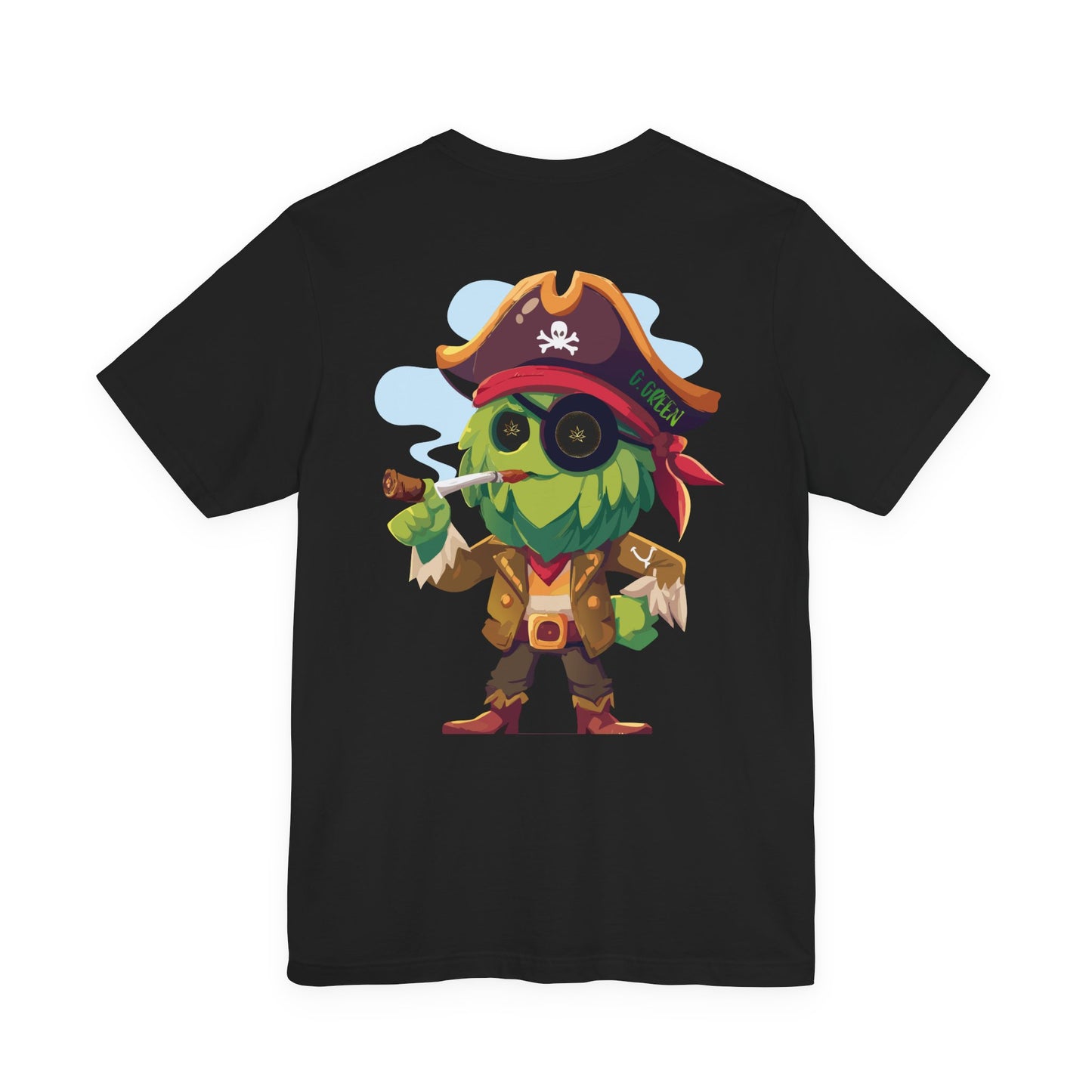 Playful Pirate Graphic Tee for Adventurers, Unisex T-Shirt, Casual Wear, Unique Gift, Perfect for Birthdays, Pirates Day, or Everyday Fun