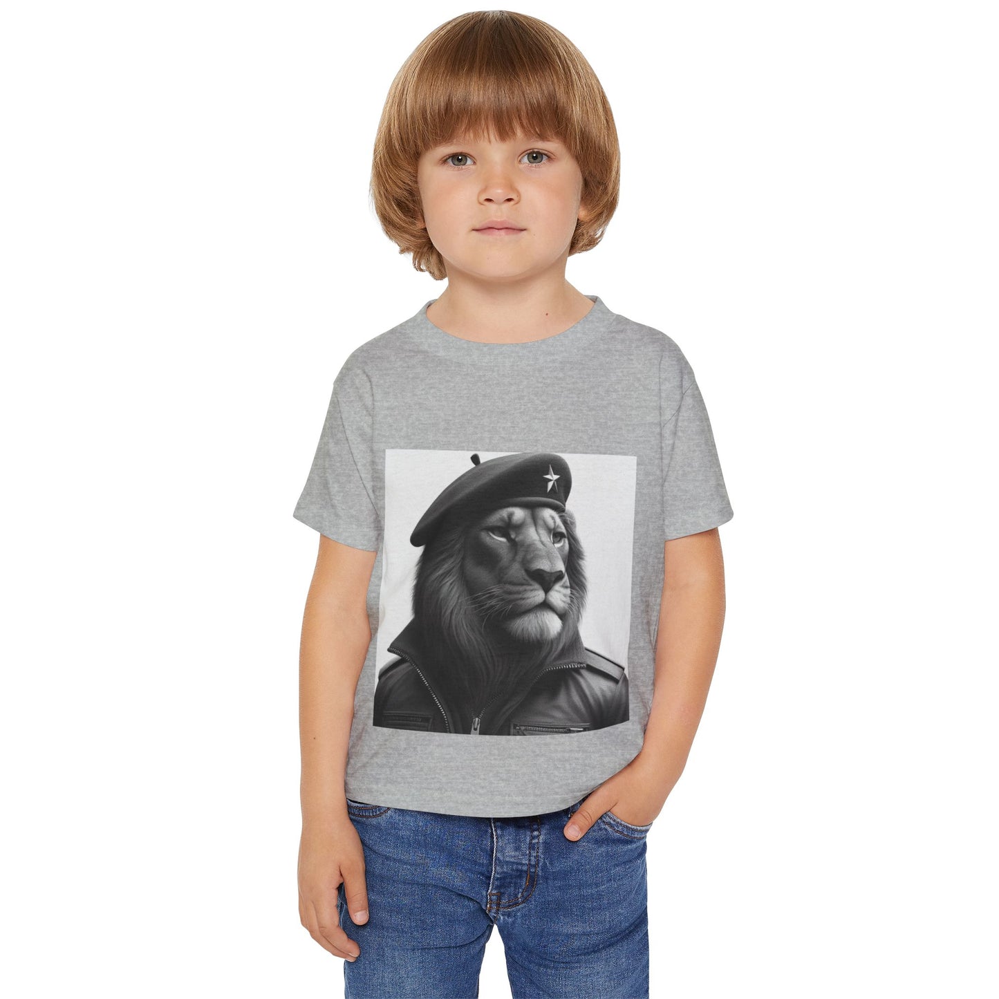 Stylish Lion Graphic Toddler T-shirt | Fun Kids Apparel, Unique Gift, Birthday Party, Everyday Wear, Animal Lover Shirt