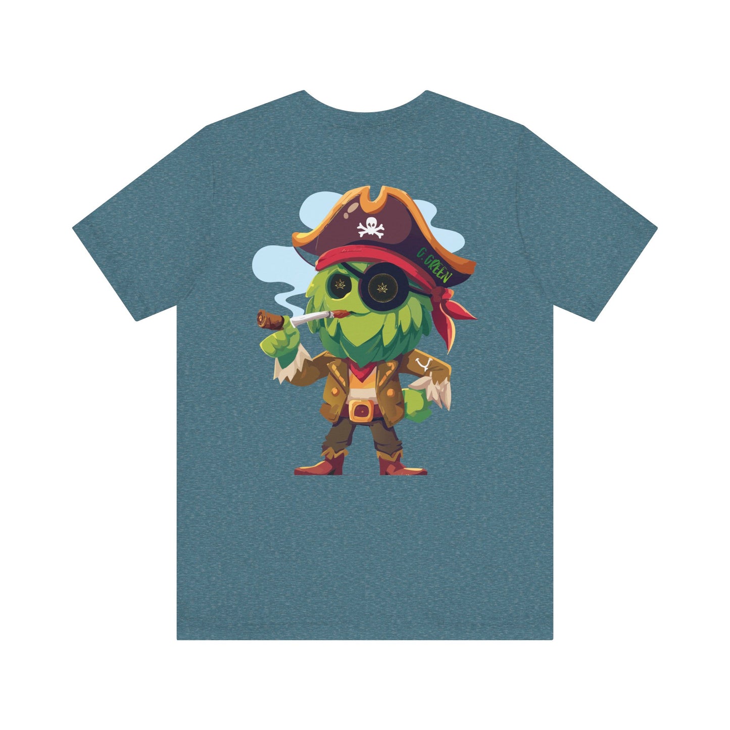 Playful Pirate Graphic Tee for Adventurers, Unisex T-Shirt, Casual Wear, Unique Gift, Perfect for Birthdays, Pirates Day, or Everyday Fun