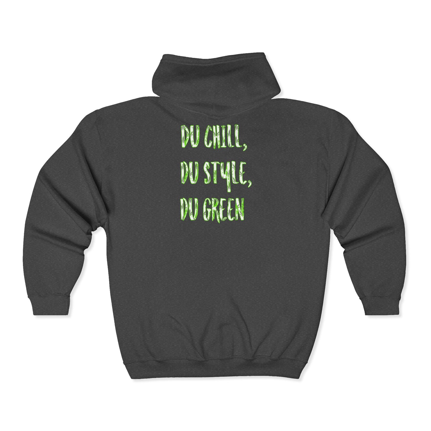 Unisex Full Zip Hoodie - Cozy, Stylish, Perfect for Casual Days, Outdoor Activities, and Celebrations; Gift for Friends, Family