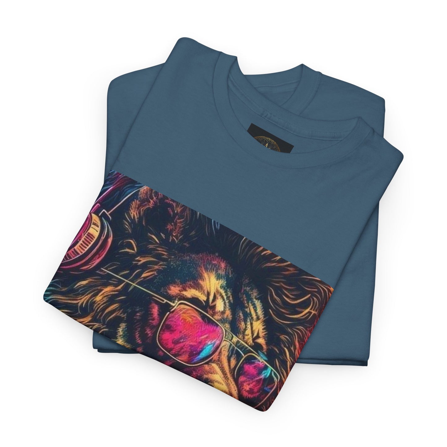 Vibrant Lion Graphic Tee, Cool Streetwear Shirt, Unisex Fashion T-Shirt, Perfect Gift for Animal Lovers, Men’s & Women’s Casual Wear