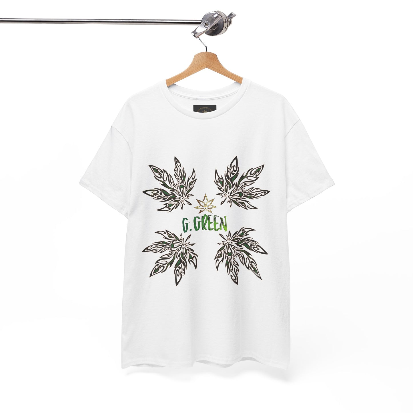 Tee-Shirt Coton Unisexe 'CannaLeaf#1' G.GREEN Design