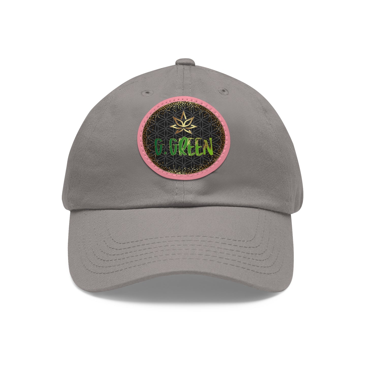 Dad Hat Leather Patch Round www ggreen fr