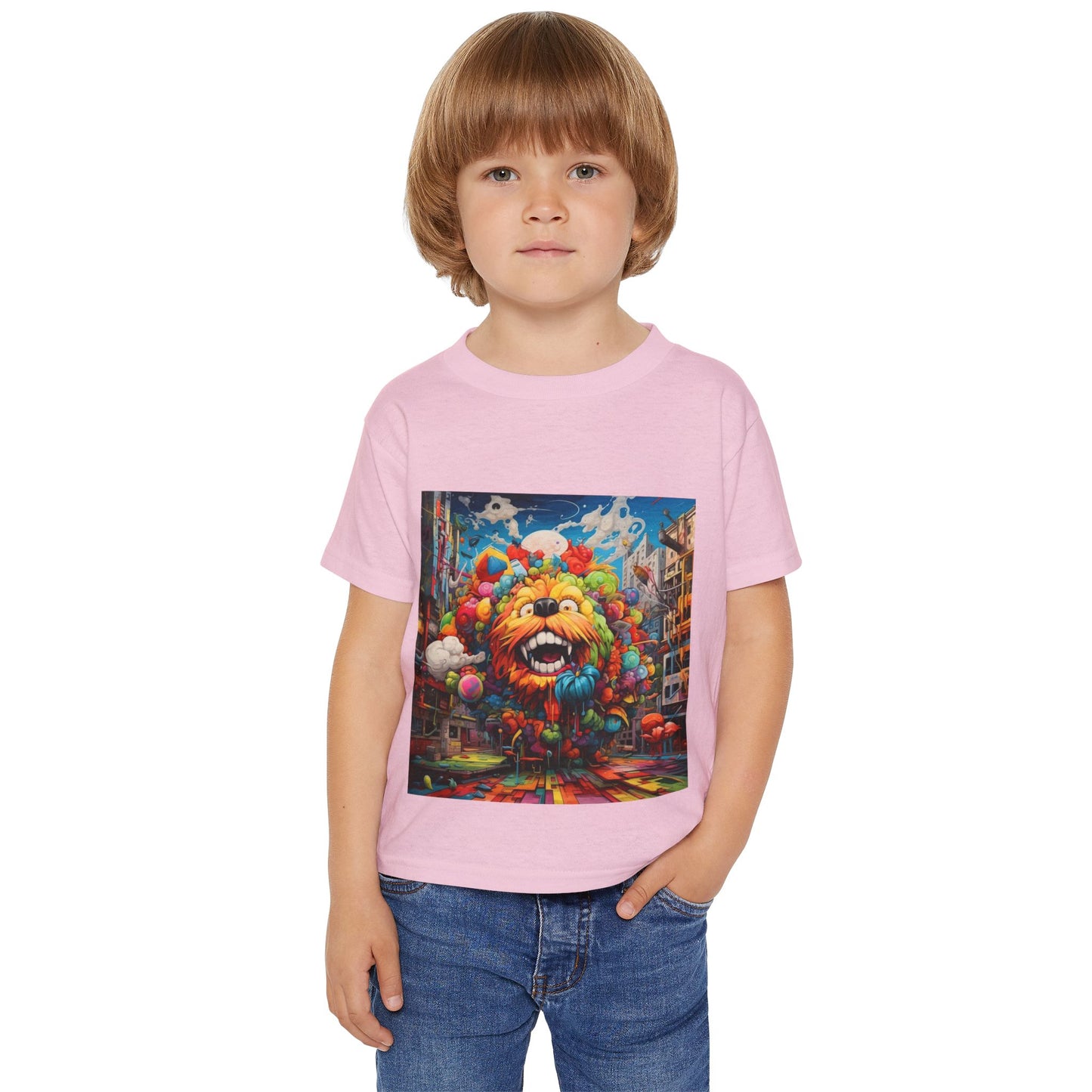 Whimsical Toddler T-Shirt with Colorful Balloon Lion Design, Cute Kids Tee, Birthday Gift, Playtime Apparel, Fun Art Shirt, Unique [...]