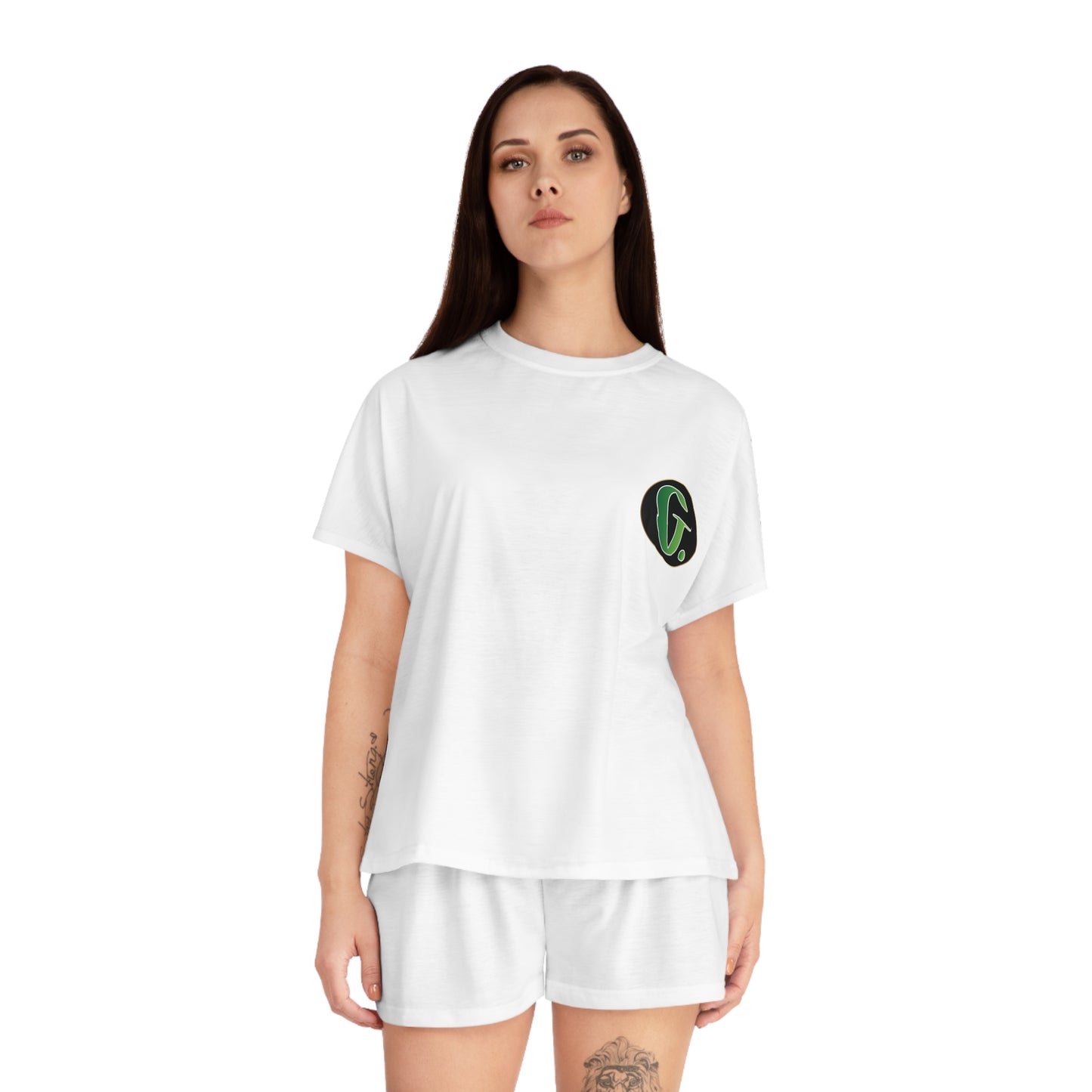 Chic Women's Short Pajama Set for Cozy Nights, Summer Sleepwear, G. Green Design, Lounge Outfit, Gift for Her