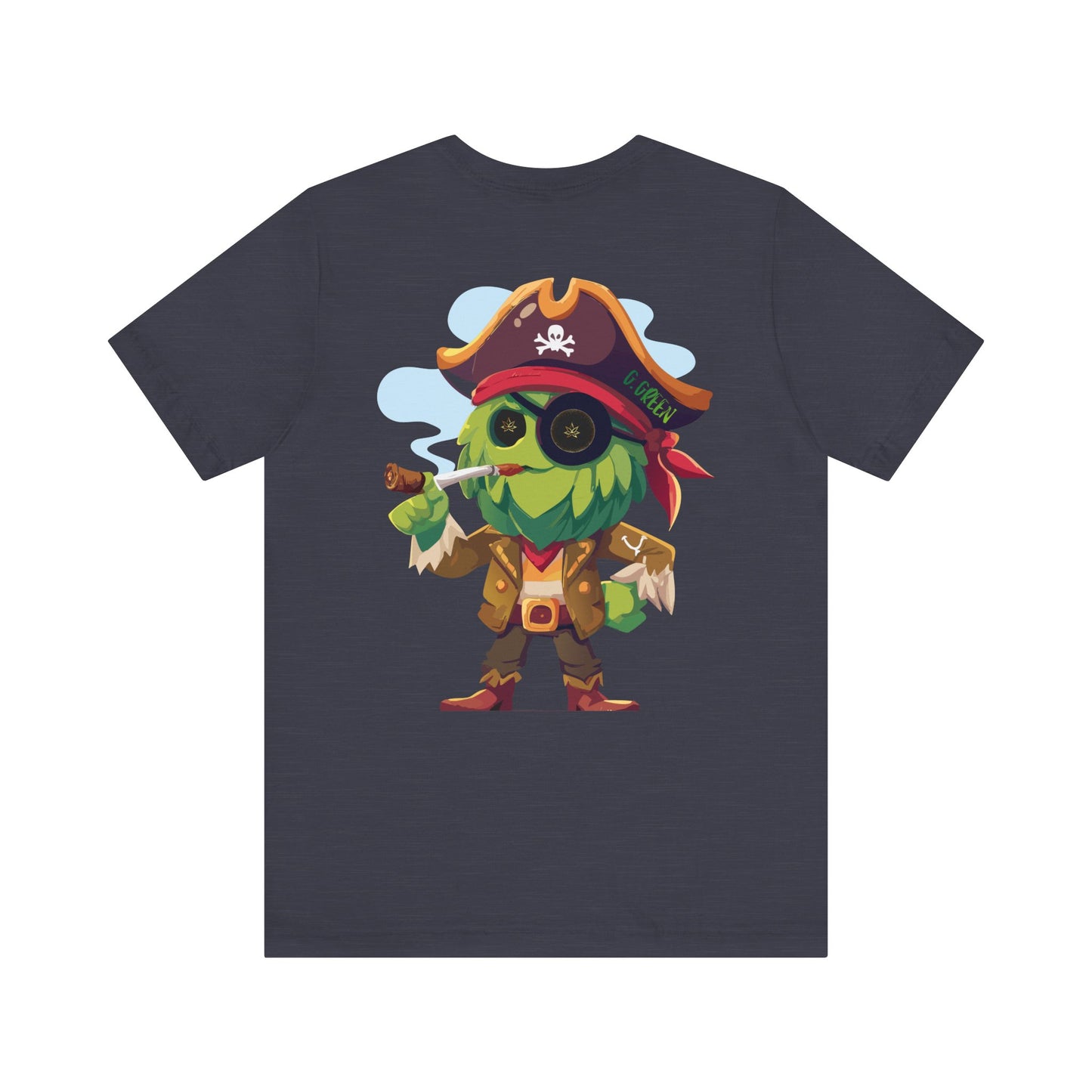 Playful Pirate Graphic Tee for Adventurers, Unisex T-Shirt, Casual Wear, Unique Gift, Perfect for Birthdays, Pirates Day, or Everyday Fun