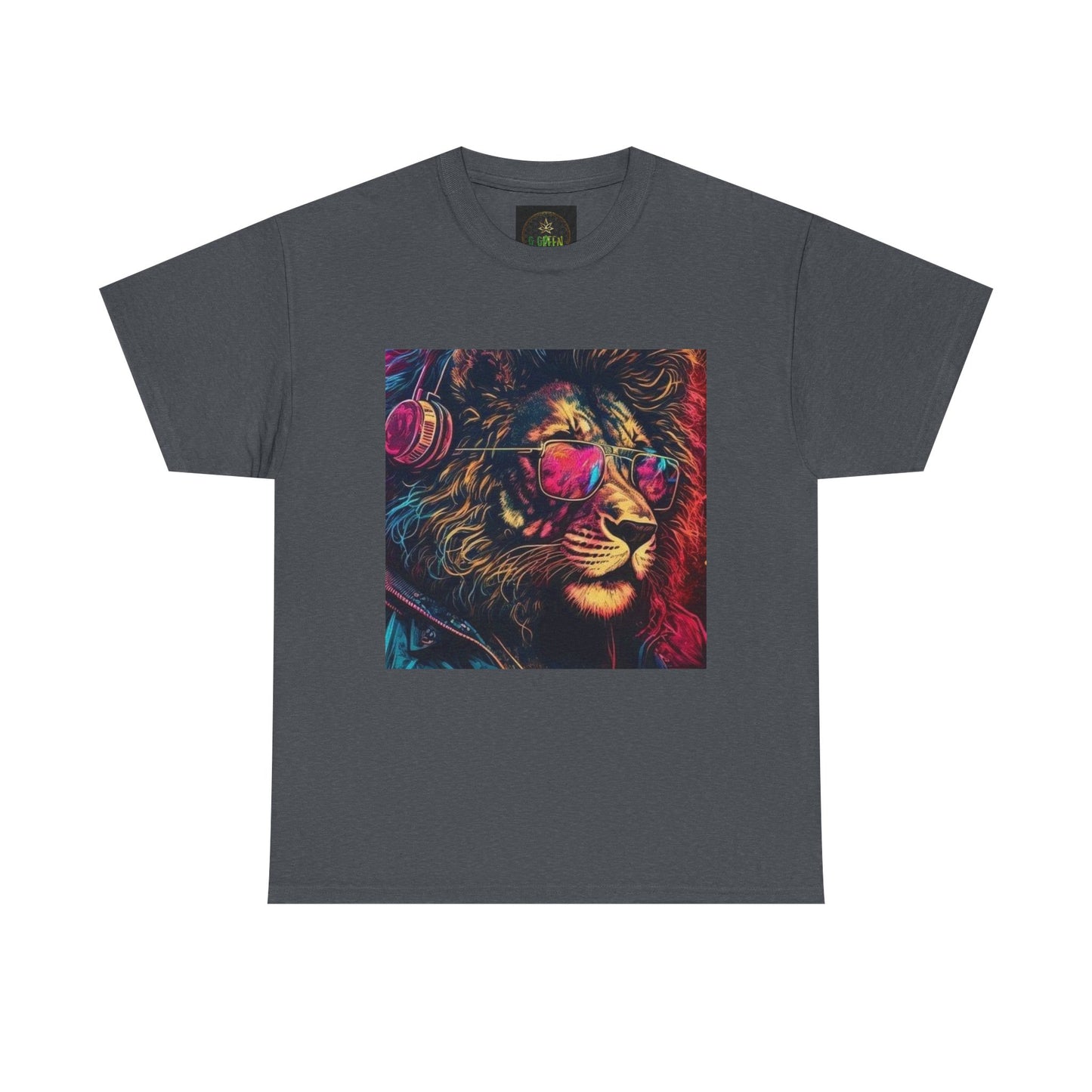 Vibrant Lion Graphic Tee, Cool Streetwear Shirt, Unisex Fashion T-Shirt, Perfect Gift for Animal Lovers, Men’s & Women’s Casual Wear