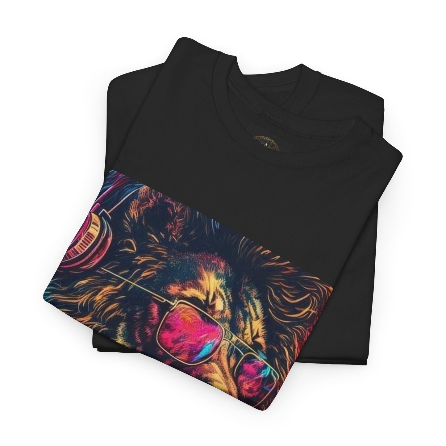 Vibrant Lion Graphic Tee, Cool Streetwear Shirt, Unisex Fashion T-Shirt, Perfect Gift for Animal Lovers, Men’s & Women’s Casual Wear