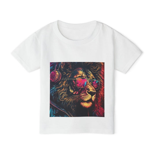 Vibrant Lion Toddler T-Shirt, Cool Children's Clothing, Fun Playwear, Birthday Gift, Kids' Fashion