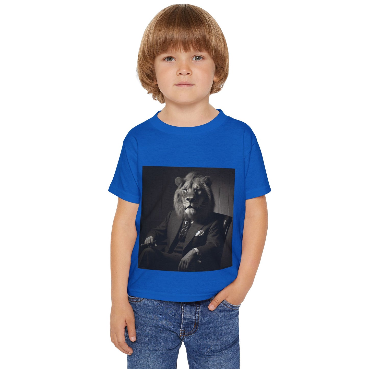 Stylish Toddler T-Shirt with Lion Design, Cute Kids Tee, Fun Gift for Birthdays, Family Gatherings, Summer Outings, Playtime Wear