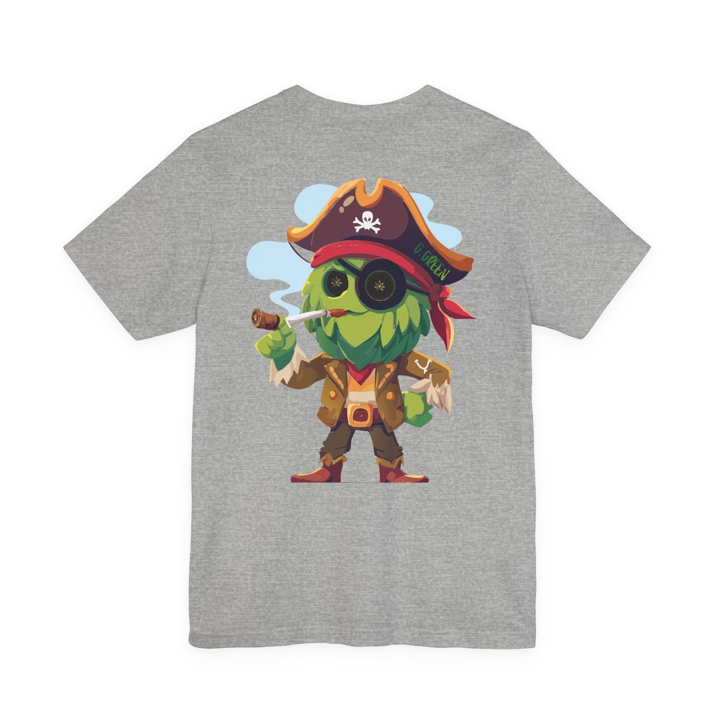 Playful Pirate Graphic Tee for Adventurers, Unisex T-Shirt, Casual Wear, Unique Gift, Perfect for Birthdays, Pirates Day, or Everyday Fun