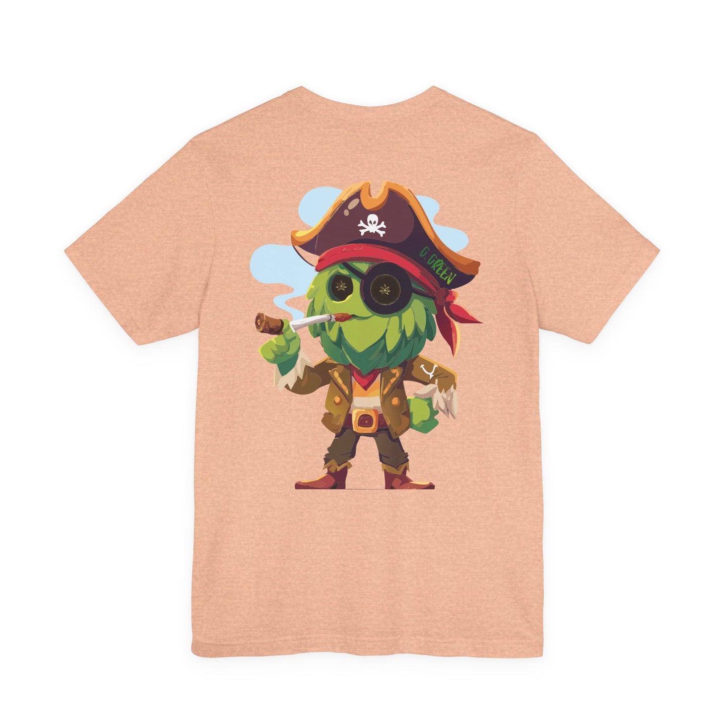 Playful Pirate Graphic Tee for Adventurers, Unisex T-Shirt, Casual Wear, Unique Gift, Perfect for Birthdays, Pirates Day, or Everyday Fun