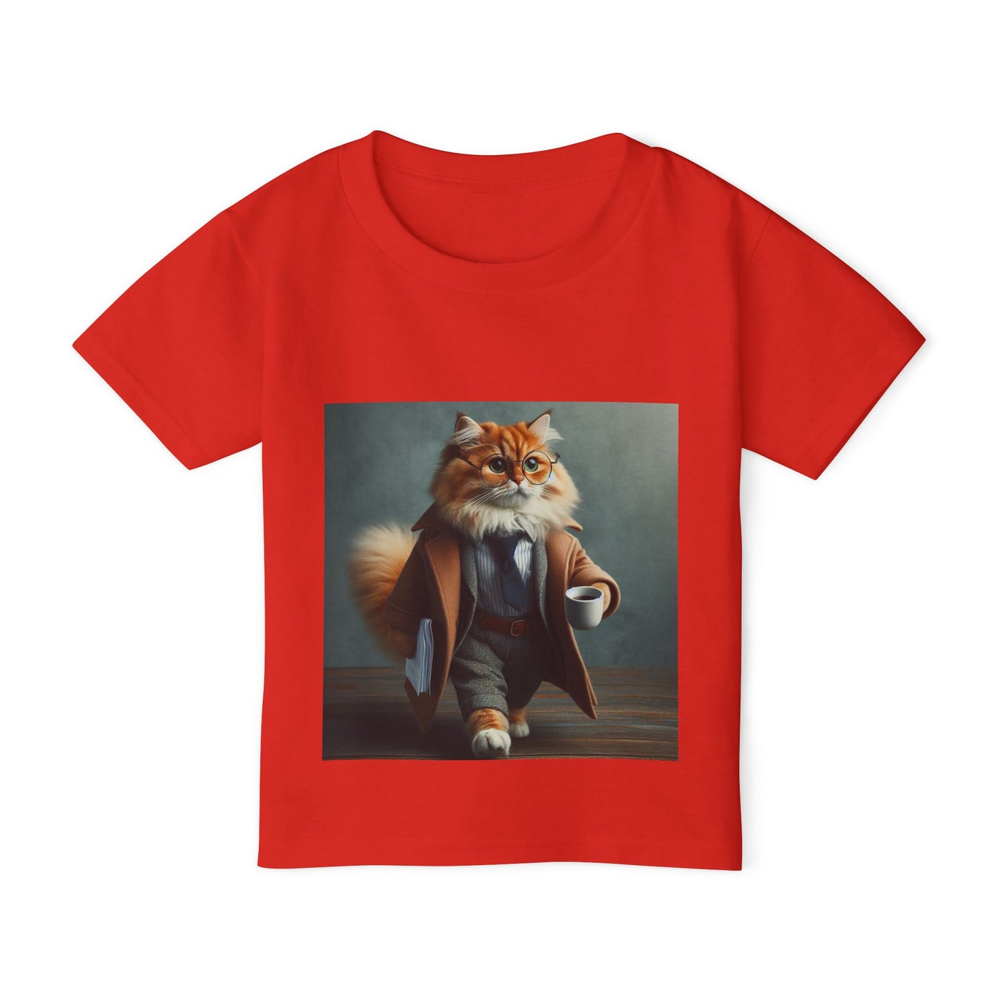 Whimsical Toddler T-shirt with Playful Cat Design, Cute Kid's Tee, Fun Gift for Toddlers, Party Wear, Birthday Gift, Everyday Style