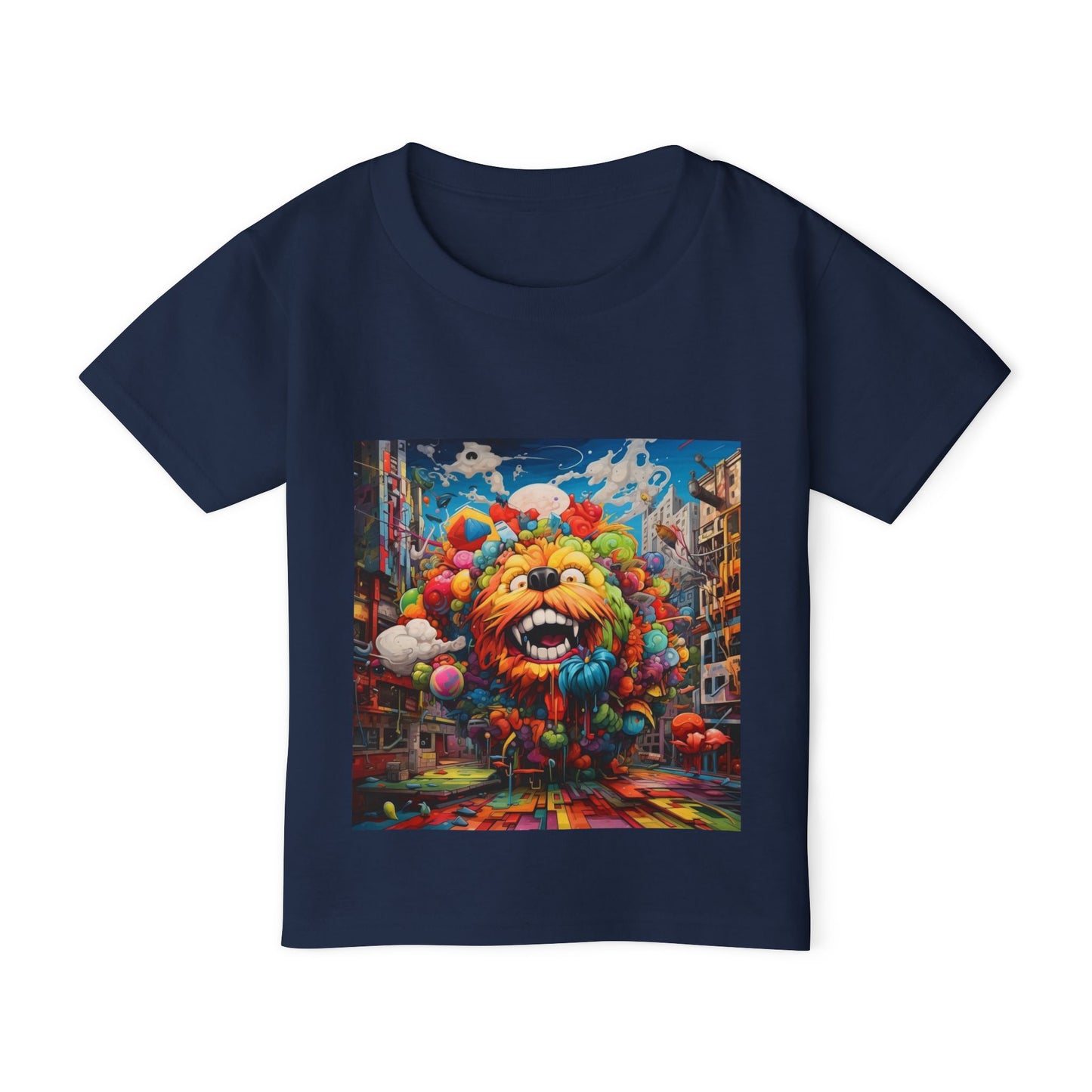 Whimsical Toddler T-Shirt with Colorful Balloon Lion Design, Cute Kids Tee, Birthday Gift, Playtime Apparel, Fun Art Shirt, Unique [...]