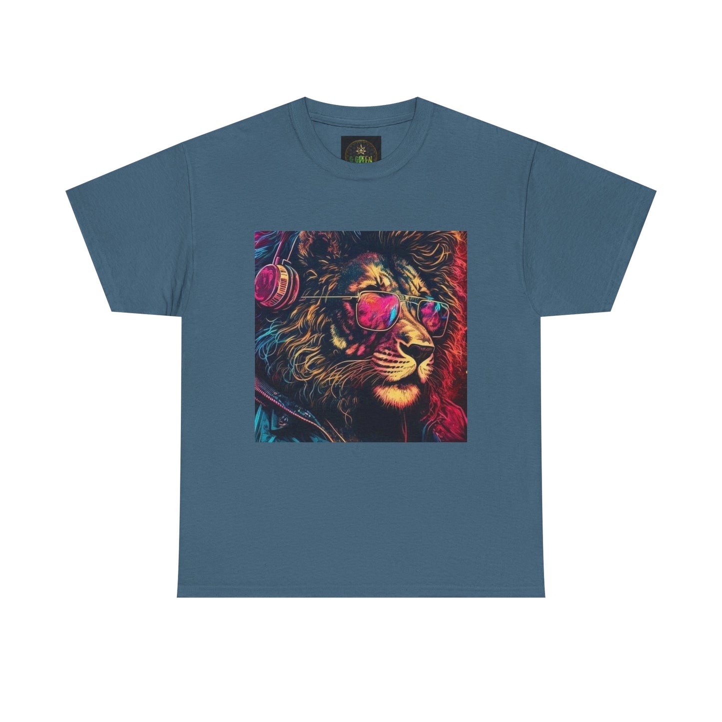 Vibrant Lion Graphic Tee, Cool Streetwear Shirt, Unisex Fashion T-Shirt, Perfect Gift for Animal Lovers, Men’s & Women’s Casual Wear