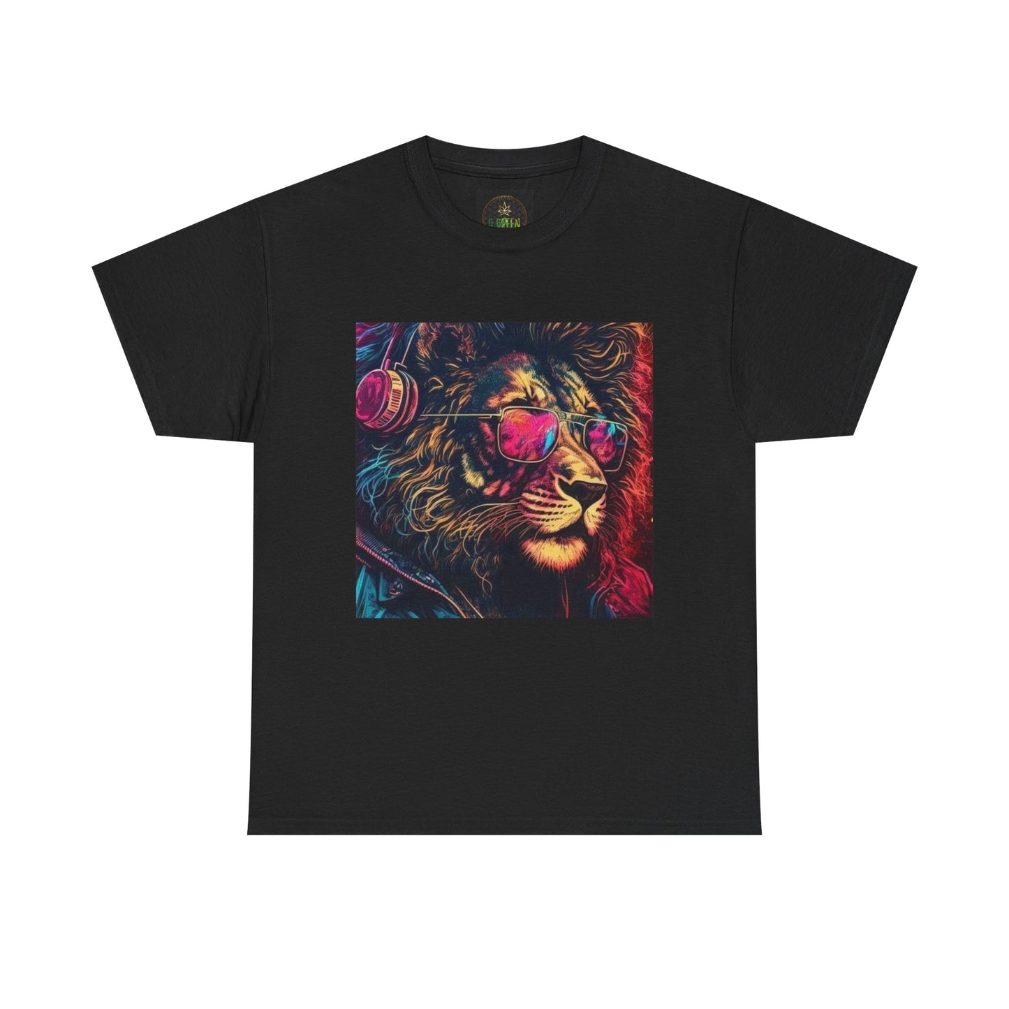 Vibrant Lion Graphic Tee, Cool Streetwear Shirt, Unisex Fashion T-Shirt, Perfect Gift for Animal Lovers, Men’s & Women’s Casual Wear