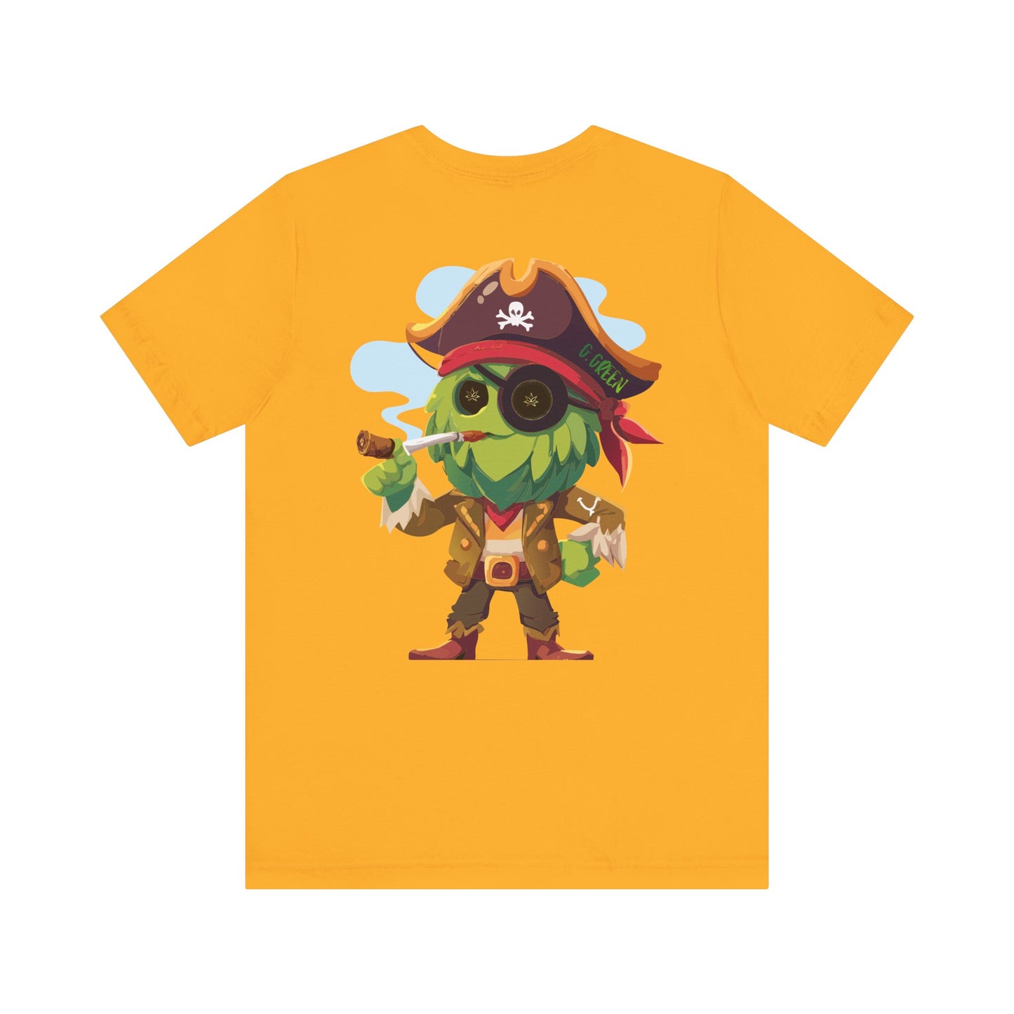 Playful Pirate Graphic Tee for Adventurers, Unisex T-Shirt, Casual Wear, Unique Gift, Perfect for Birthdays, Pirates Day, or Everyday Fun