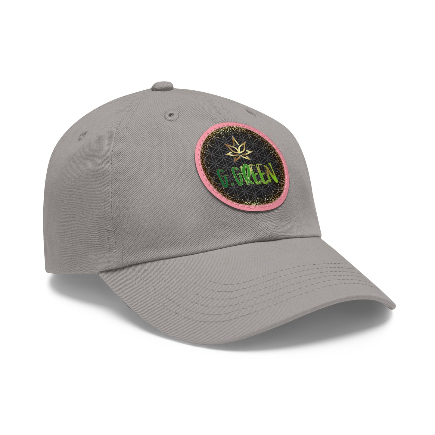 Dad Hat Leather Patch Round www ggreen fr