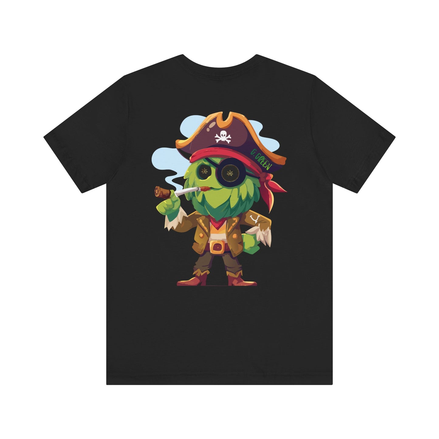 Playful Pirate Graphic Tee for Adventurers, Unisex T-Shirt, Casual Wear, Unique Gift, Perfect for Birthdays, Pirates Day, or Everyday Fun
