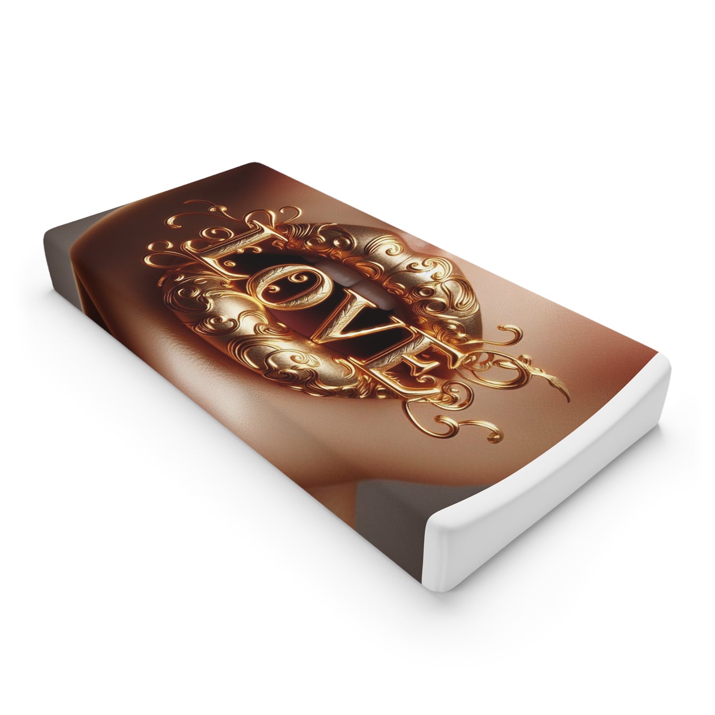 Love-Inspired Baby Changing Pad Cover, Nursery Decor, Gender Neutral, Gift for Baby Shower, Infant Essentials