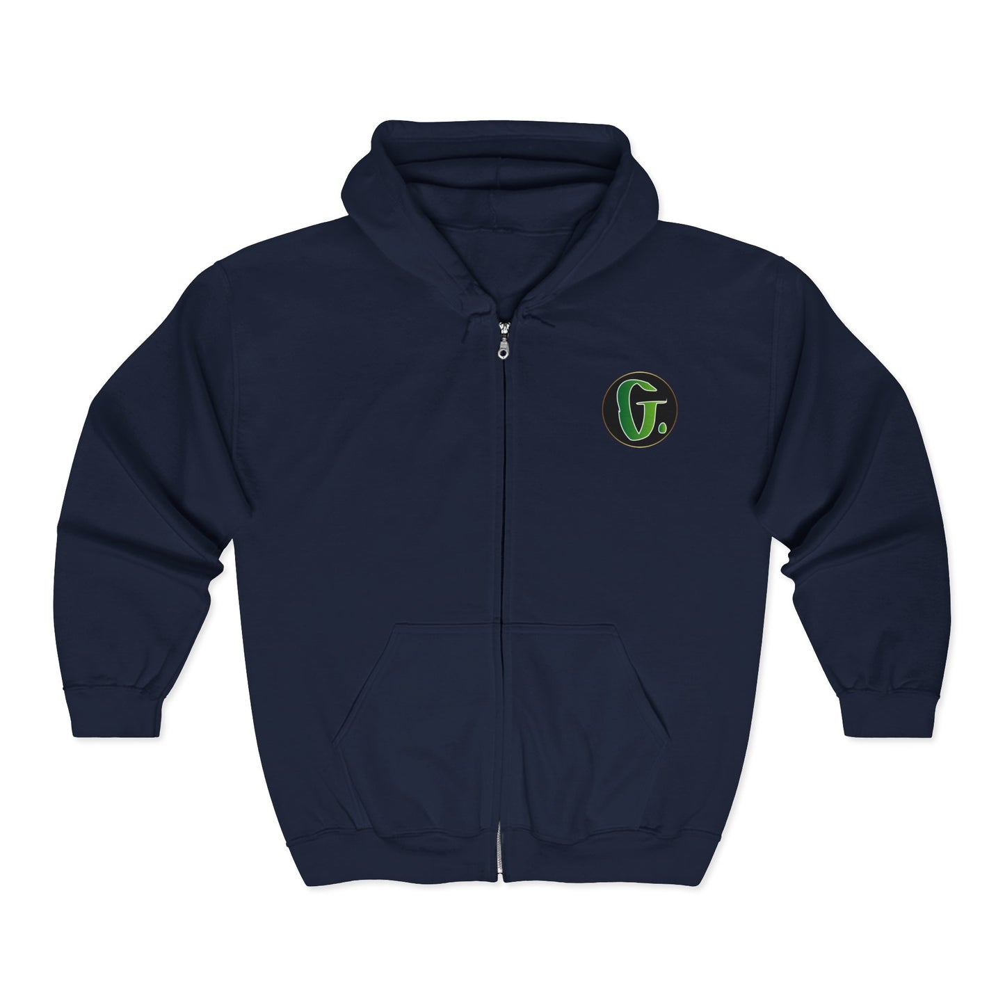 Unisex Full Zip Hoodie - Cozy, Stylish, Perfect for Casual Days, Outdoor Activities, and Celebrations; Gift for Friends, Family