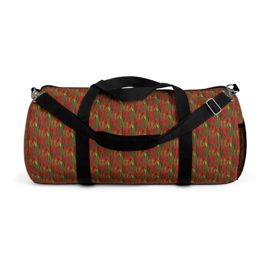 Festive Pattern Duffel Bag - Perfect for Gym, Travel, Gifts, Holiday Adventures, and Cozy Weekends