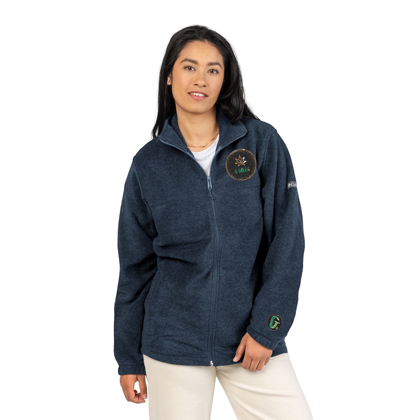 Cozy Embroidered Fleece Jacket, Comfortable Outdoor Gear, Great for Camping, Personalized Gifts, Perfect for Fall